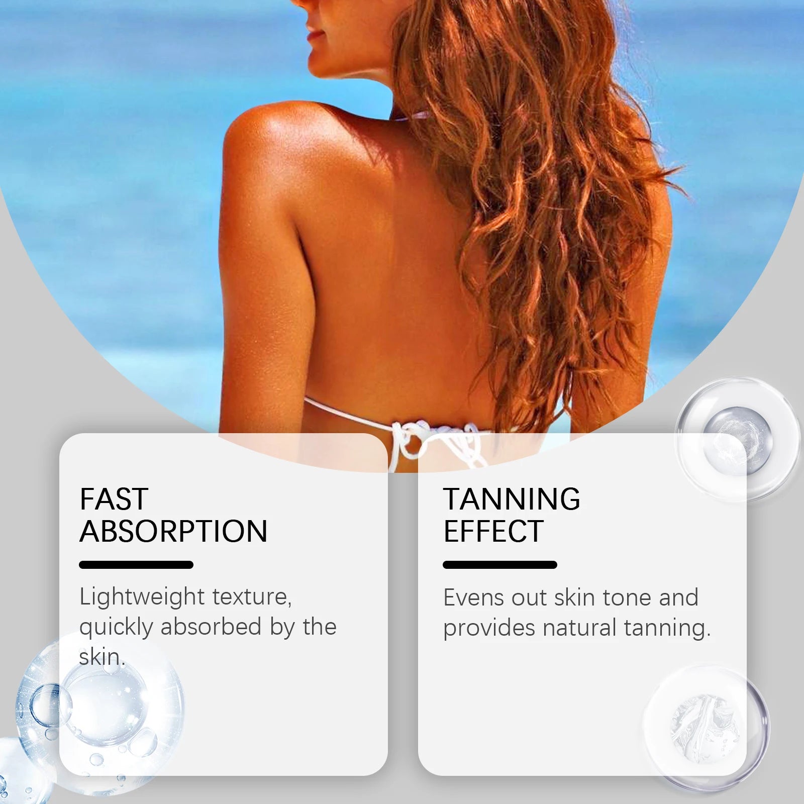 Moisturizing Tanning Oil Firm Smooths Even out Face Body Skin Provide Long-Lasting Natural Bronzing Non-greasy Self Tanner Serum Peaceful Pleasures Health and Wellness