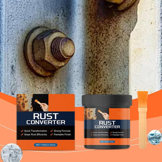 Rust Converter & Metal Primer Paint - Stops Rust Corrosion Inhibitor Coating For Automotive Marine Industrial Metal UV Resistant Peaceful Pleasures Health and Wellness 1