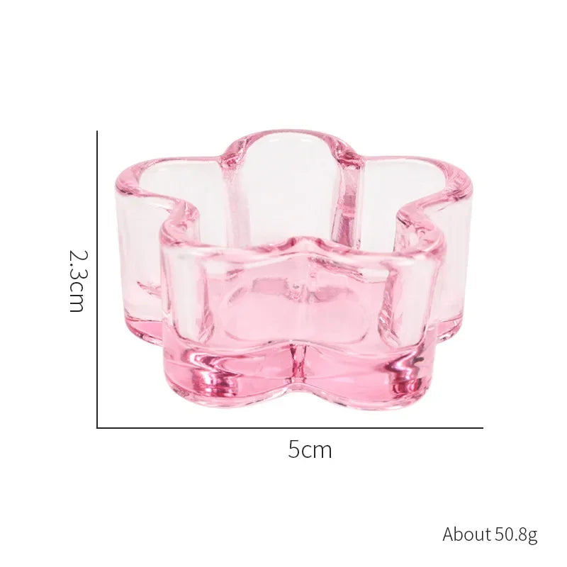 Crystal Glass Dappen Dish | Acrylic Nail Liquid Mixing Cup