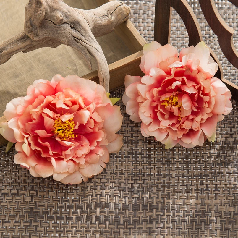 Silk Peony Artificial Flowers 10/20pcs | Wedding & Home Décor