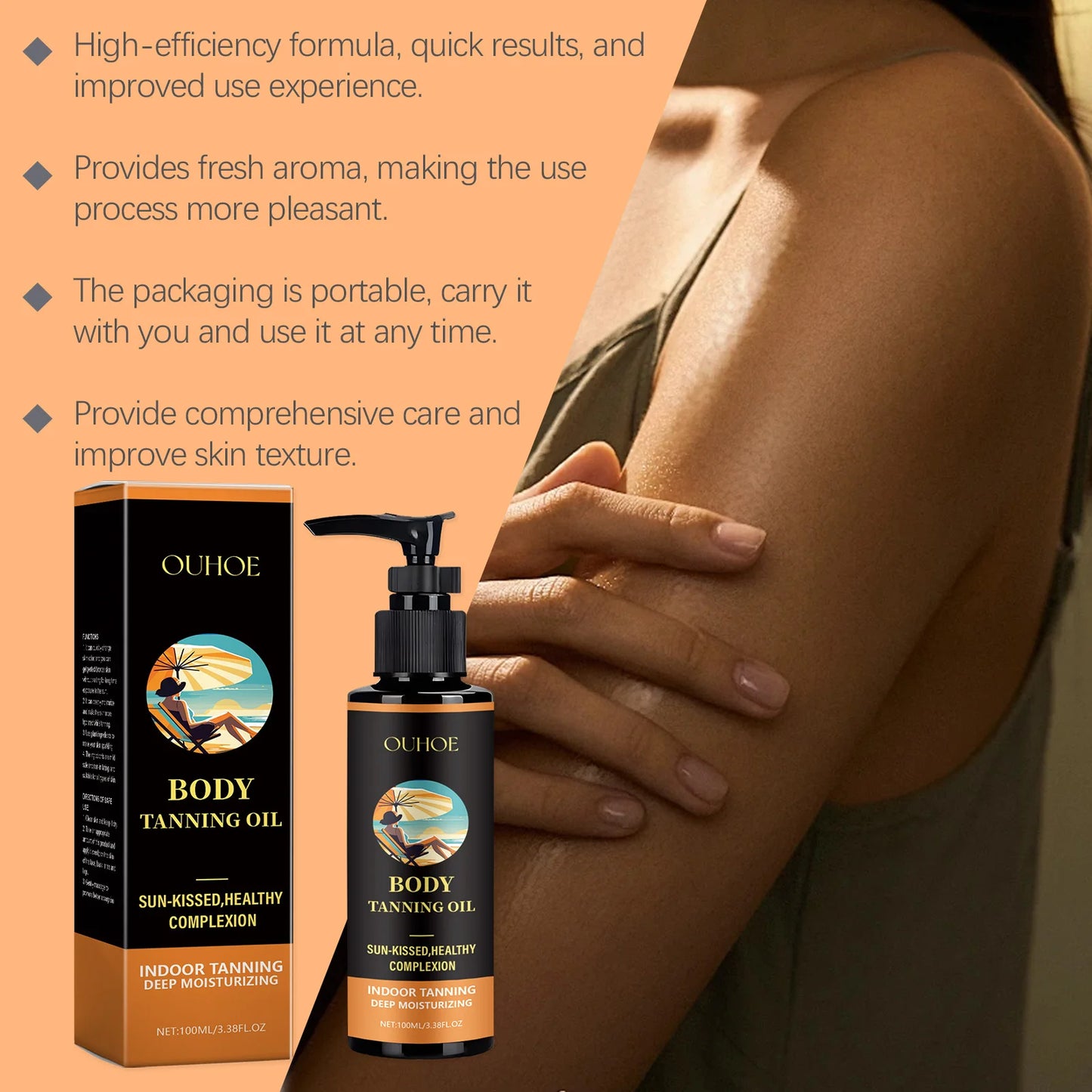 Aloe Vera Tanning Serum – Natural Bronzing Glow Lotion