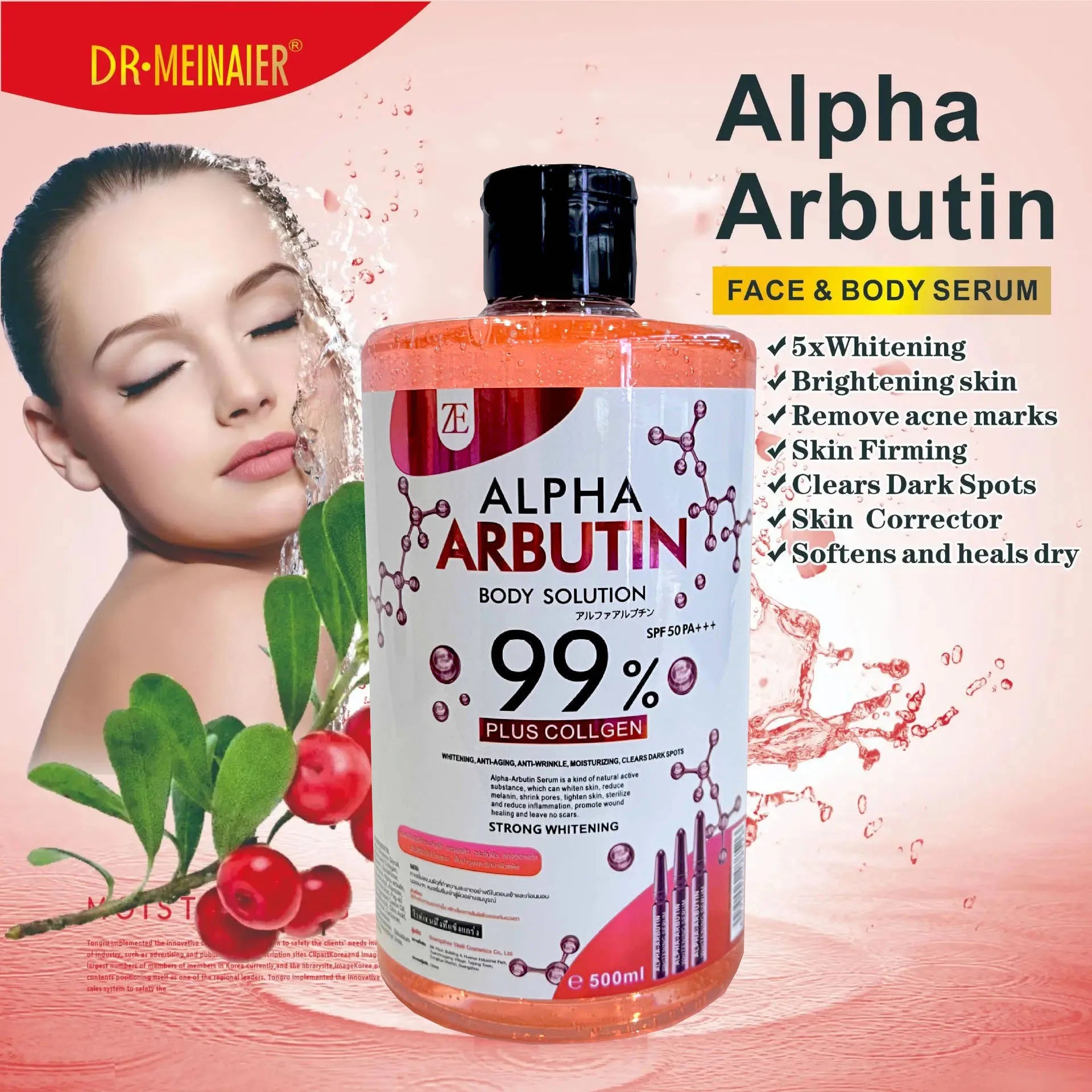 Alpha Arbutin Serum AHA Keeps Face And Body Serum Smooth Brightening Moisturizing Improving Dullness Dark Skin Beauty Care Cream Peaceful Pleasures Health and Wellness