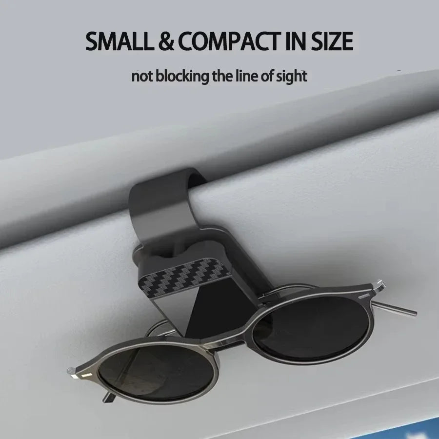 Car Sun Visor Sunglasses Clip & Card Holder | ABS Storage