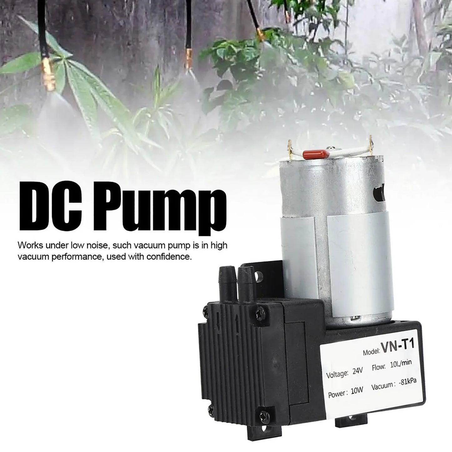 VN T1 Micro DC Vacuum Pump Mechanical Parts Low Noise Industrial