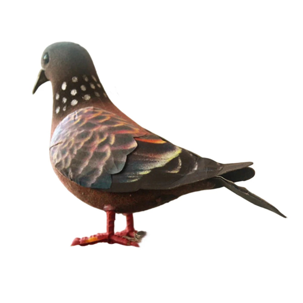 Lifelike Simulation Foam Pigeon Model Home Garden Decor Artificial