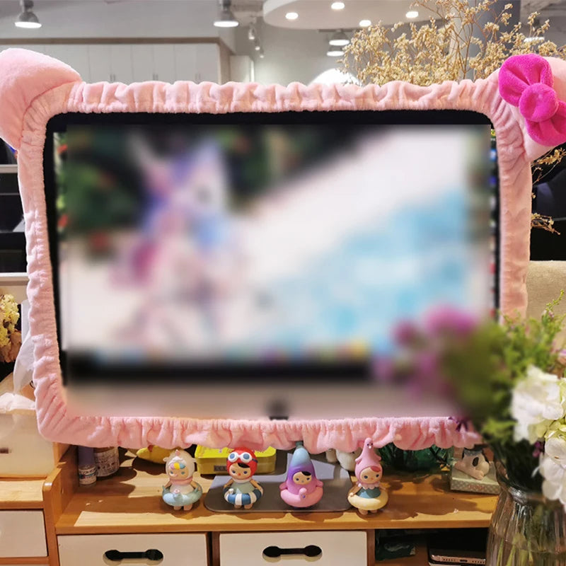 Cute Dustproof Monitor & Laptop Cover – Protective Fabric Cover