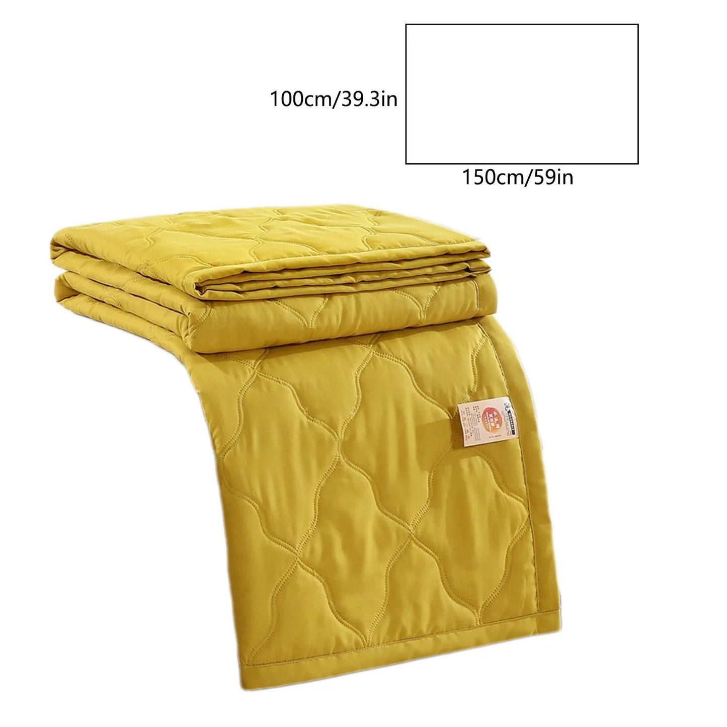 New Double Sided Cooling Blanket Cold Effect Skin-Friendly Conditioning Quilt Spring Summer Breathable Cooler Quilt Peaceful Pleasures Health and Wellness