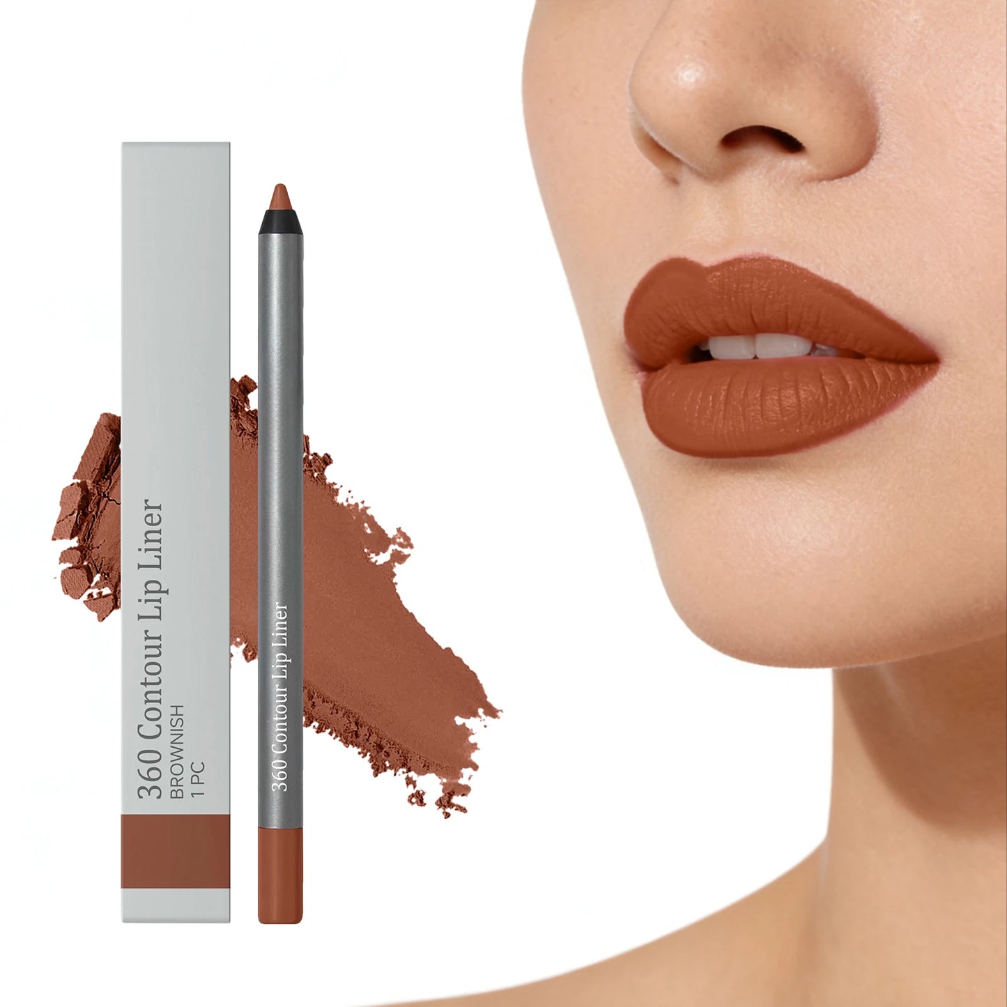 10 Colors Waterproof Lipliner Matte Lipliner Long-Lasting Smoothing Natural Pencil Natural Lasting Lipliner Lip Contour Peaceful Pleasures Health and Wellness 07