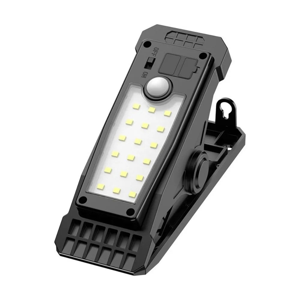 Solar Clip-On Light | 3 Modes, Motion Sensor & USB Backup
