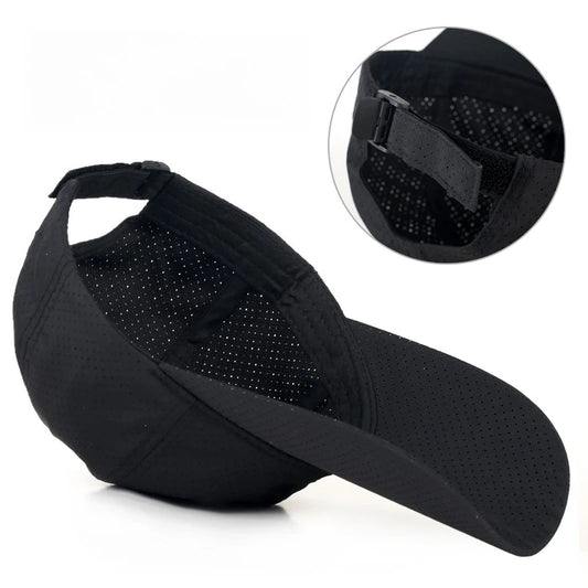 Quick-Dry Fishing Hat | Ventilated Mesh Long Brim Baseball Cap Outdoor Fishing Hat Peaceful Pleasures Health and Wellness
