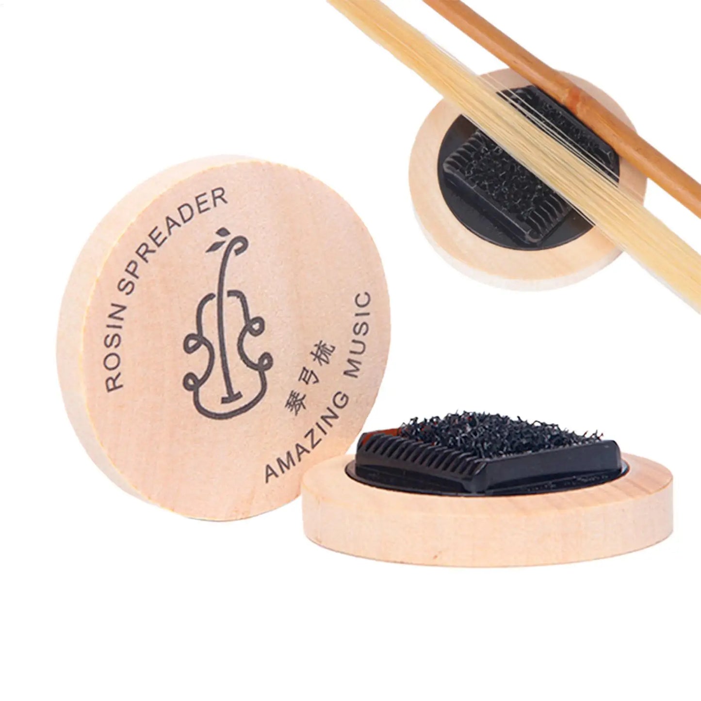 Violin & Viola Bow Comb – Rosin Remover & Hair Grooming Tool