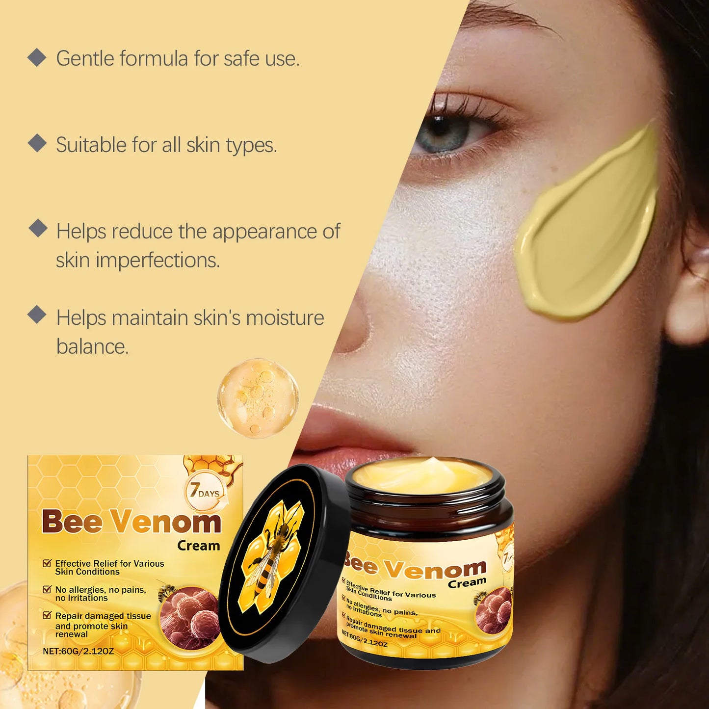 Bee Venom & Salicylic Acid Body Repair Cream 60g