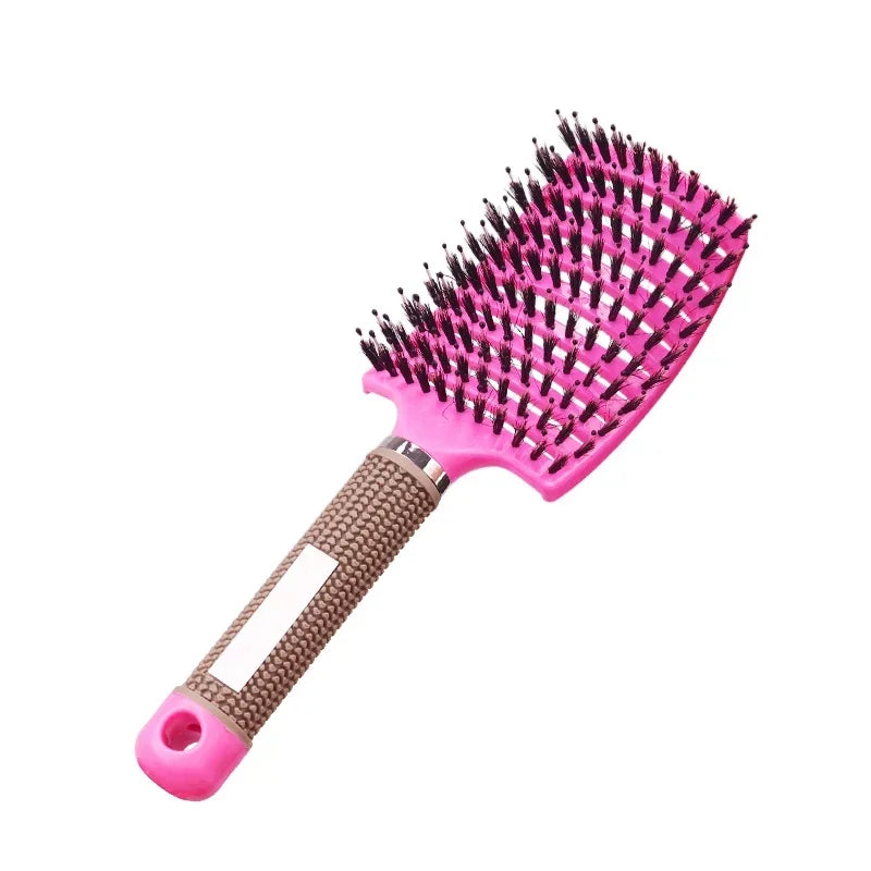 Original Hair Brush Magic Hair Comb Detangling Hair Brush Detangle Lice Massage Comb Women Tangle Hairdressing Salon 2023 Peaceful Pleasures Health and Wellness Pink
