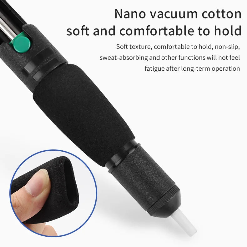 Desoldering Pump Solder Sucker – Fire-Resistant Vacuum Tool Peaceful Pleasures Health and Wellness