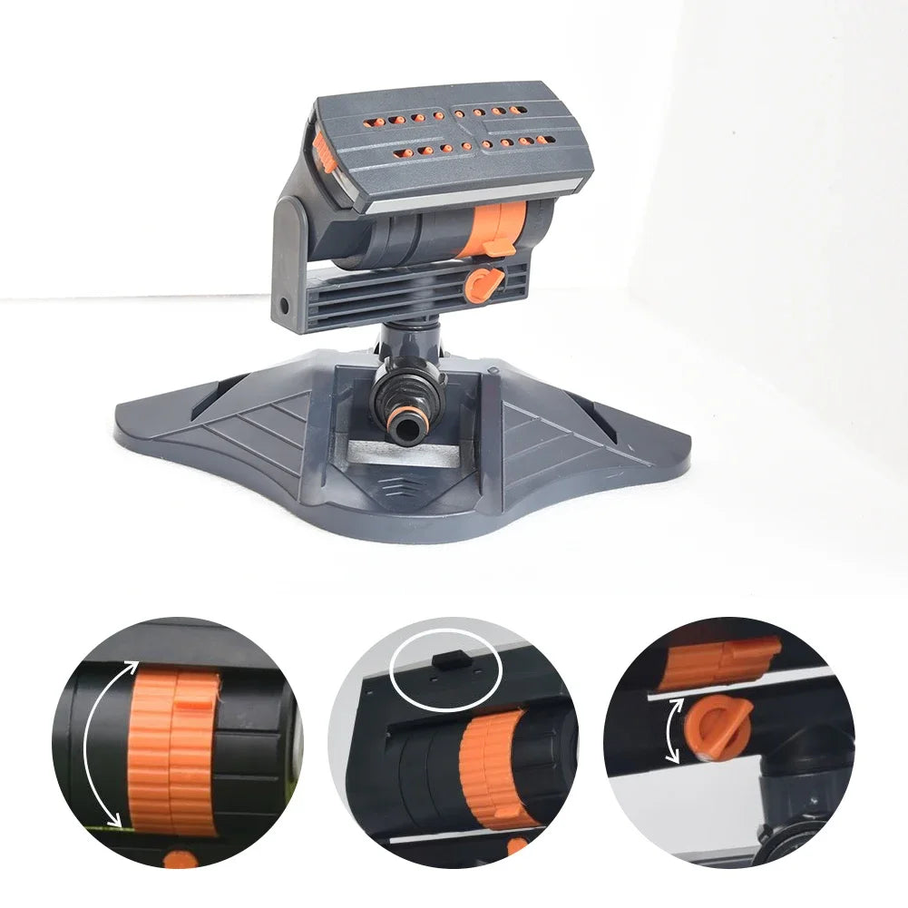 Mini Oscillating Garden Sprinkler – 16-Hole Adjustable Irrigation Peaceful Pleasures Health and Wellness