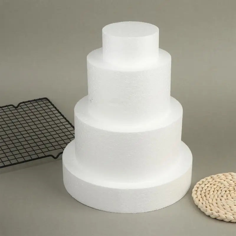4/6/8/10 Inch Cake Foam Mould PS Foam Flower Decor Cake Dummy Practice Sugarcraft Model DIY Decorations Peaceful Pleasures Health and Wellness