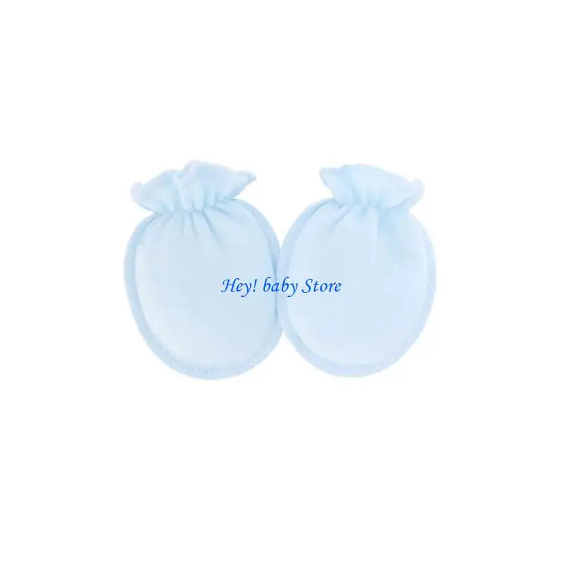Soft Cotton Baby Anti-Scratch Mittens | Newborn 0–12 Months