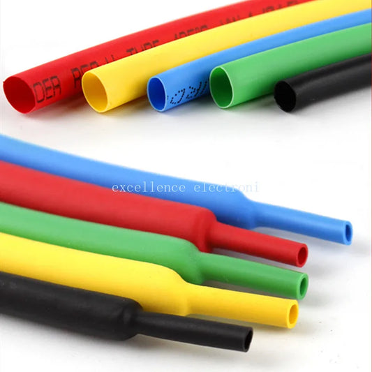 5 meters 2:1 Black Clear Red White Yellow Green Blue 1mm 2mm 3mm 4mm 5mm 6mm Heat Shrink Heatshrink Tubing Tube Wire Peaceful Pleasures Health and Wellness 5meters-2mm Yellow