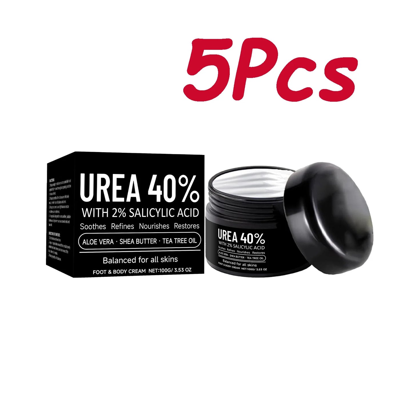 Urea 40% Foot & Hand Cream – Deep Moisturizer for Dry Skin