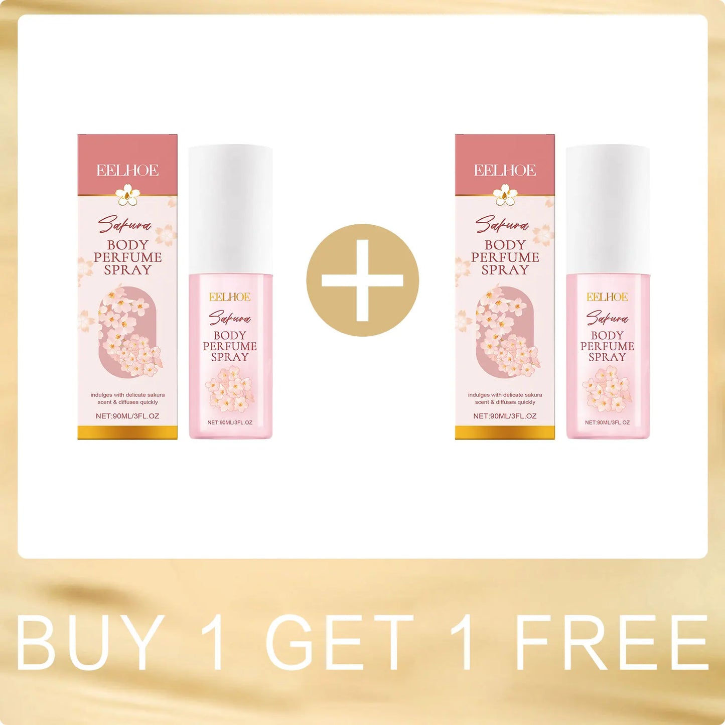 EELHOE Sakura Body Care Set – Shower Gel, Lotion & Body Spray