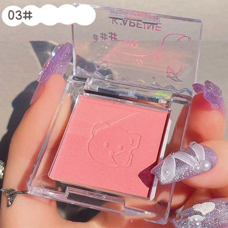 IFANYUO 6-Color Mineral Blush Palette | Matte & Shimmer Cheek Tint