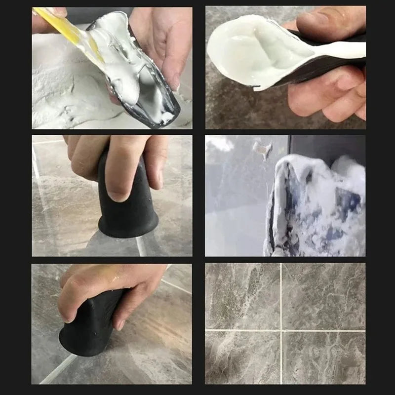 Caulking Finisher Tool Floor Sealant Smooth Scraper Tile Grout Finisher Grout Hand Tool Polyurethane Caulking Accessories Peaceful Pleasures Health and Wellness