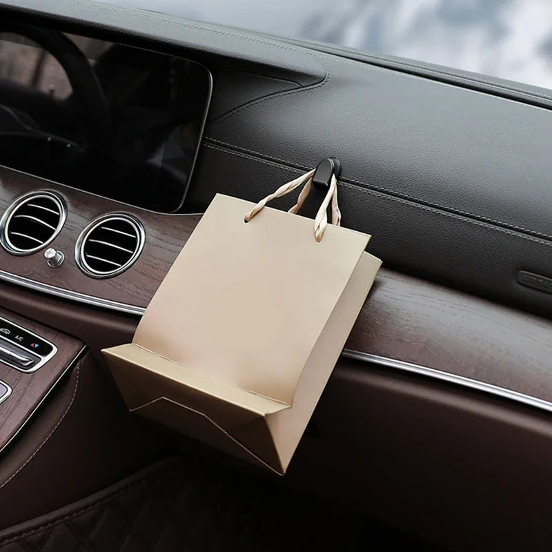 New Car Hooks Organizer Storage for USB Cable Headphone Key Storage 1/2/6Pcs Self Adhesive Wall Hook Hanger Auto Fastener Clips Peaceful Pleasures Health and Wellness