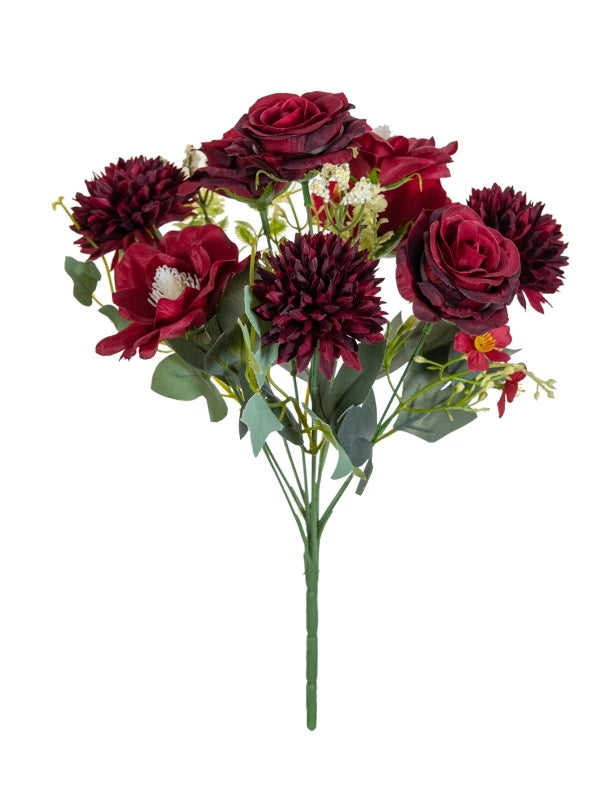 Artificial Silk Rose Bouquet | Wedding, Home & Party Decor
