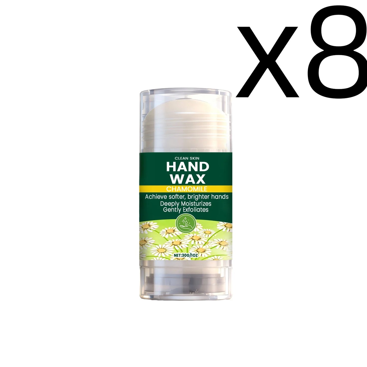 Chamomile Hand Wax Cream for Moisturizing & Repair Peaceful Pleasures Health and Wellness 30g X 8PCS