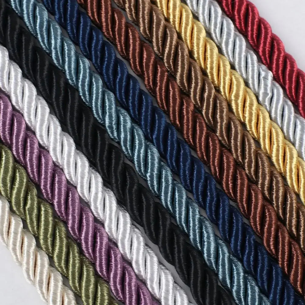 Handmade Woven Curtain Tiebacks 2-Pack – Multicolor Boho Style