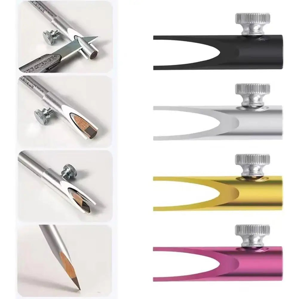 U-Shaped Eyebrow Pencil Sharpener Guide – Duck-Bill Brow Tool