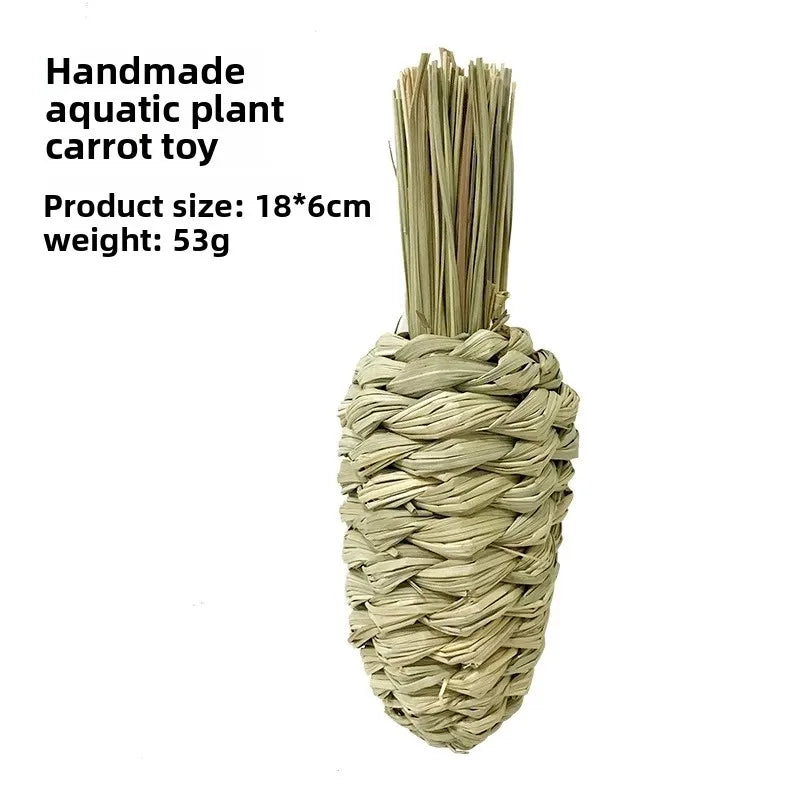 Natural Grass Chew Toy for Rabbits, Guinea Pigs & Hamsters