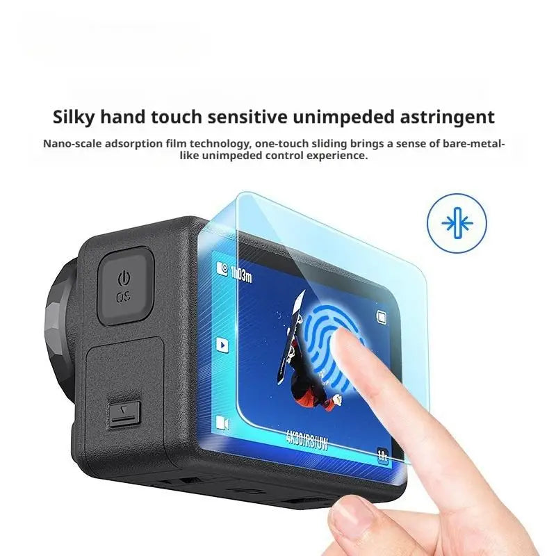 for DJI Action 6 Screen Empered Film DJI Osmo Action 6 Glass Film Curved Edge Film Sports Camera Accessories Peaceful Pleasures Health and Wellness
