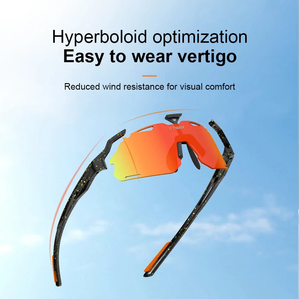X-TIGER Kids Cycling Sunglasses UV400 TR90 Ultralight Sports