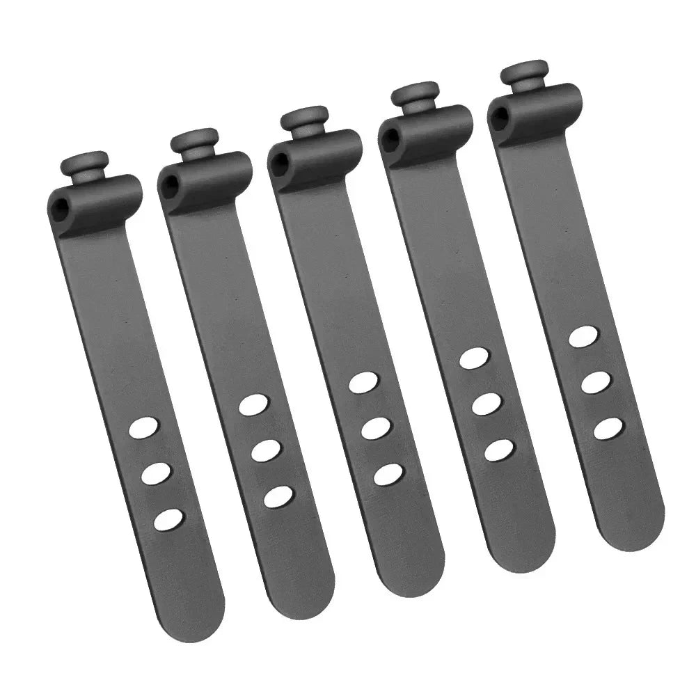 Silicone Cable Management Ties – Wire Organizer Kit 1/5/10 Pcs