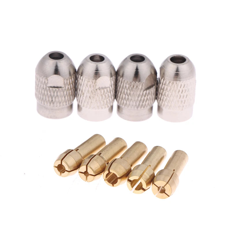 1Set M8 M7 Nuts Drill Chucks Adapter Mini Drill Chucks For Chuck Adapter Micro Collet Brass Power Rotary Tool Peaceful Pleasures Health and Wellness