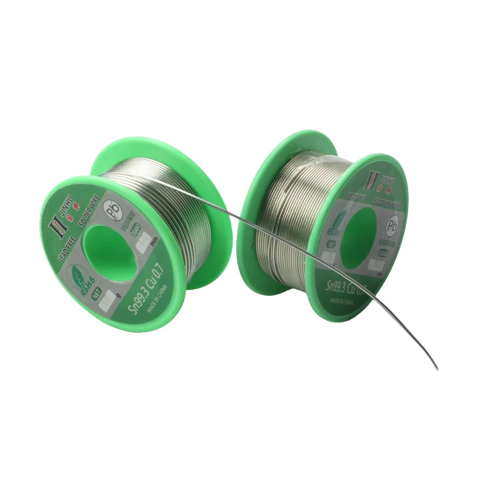 Lead-Free Solder Wire SN99.3 Cu0.7 | 50g Reel, Multi-Gauge Peaceful Pleasures Health and Wellness 0.8mm
