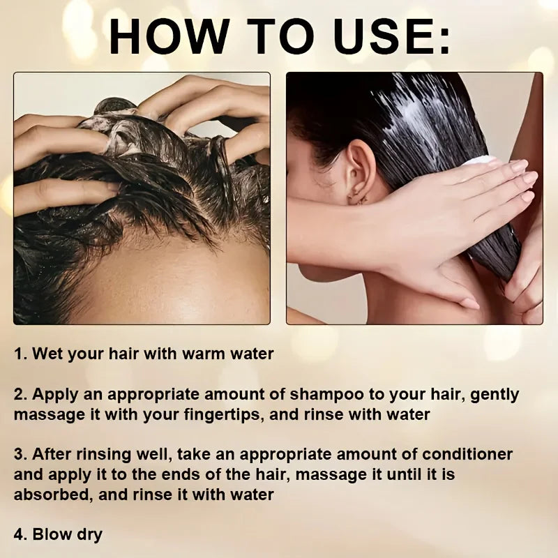 GSWP Keratin Biotin Shampoo & Conditioner Set – 500g Duo