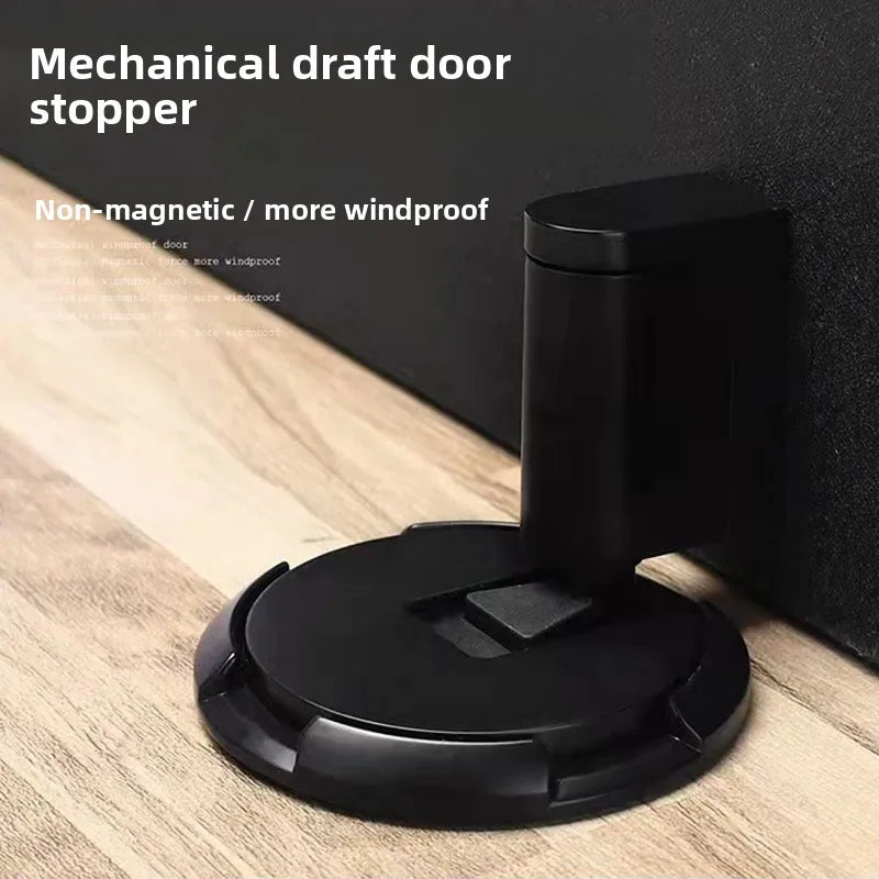 Magnetic Door Stopper – No-Drill Silent Floor Stop with Adhesive