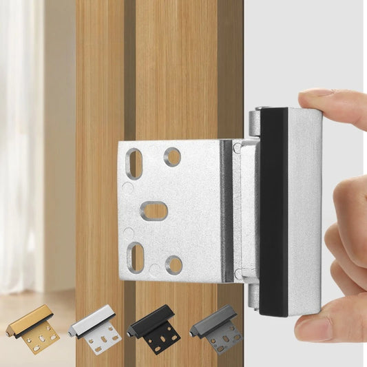 Home Security Door Lock with Screws,Childproof Door Reinforcement Locks, 3 Inch Stop for Inward Swinging Door,Upgrade Night Lock Peaceful Pleasures Health and Wellness