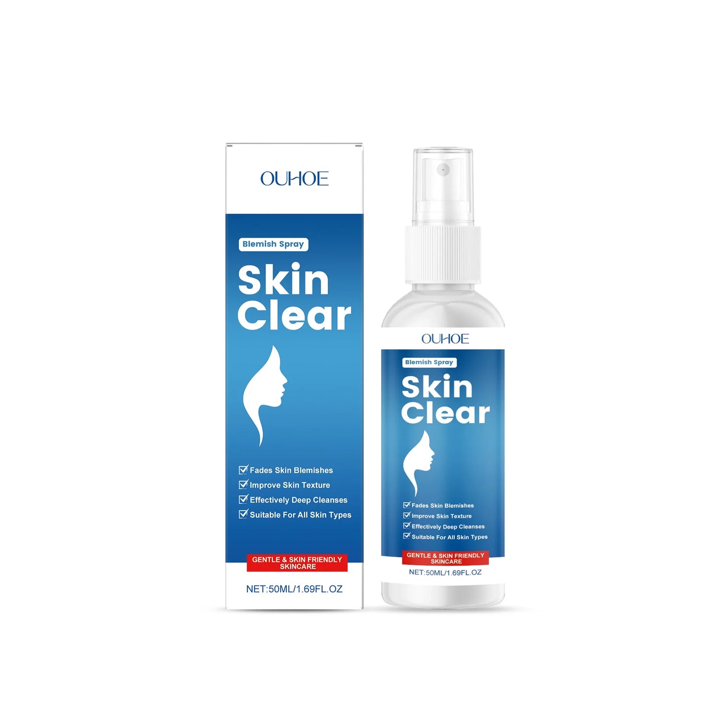 Ouhoe Blemish Clear Spray – Fade Spots & Smooth Skin