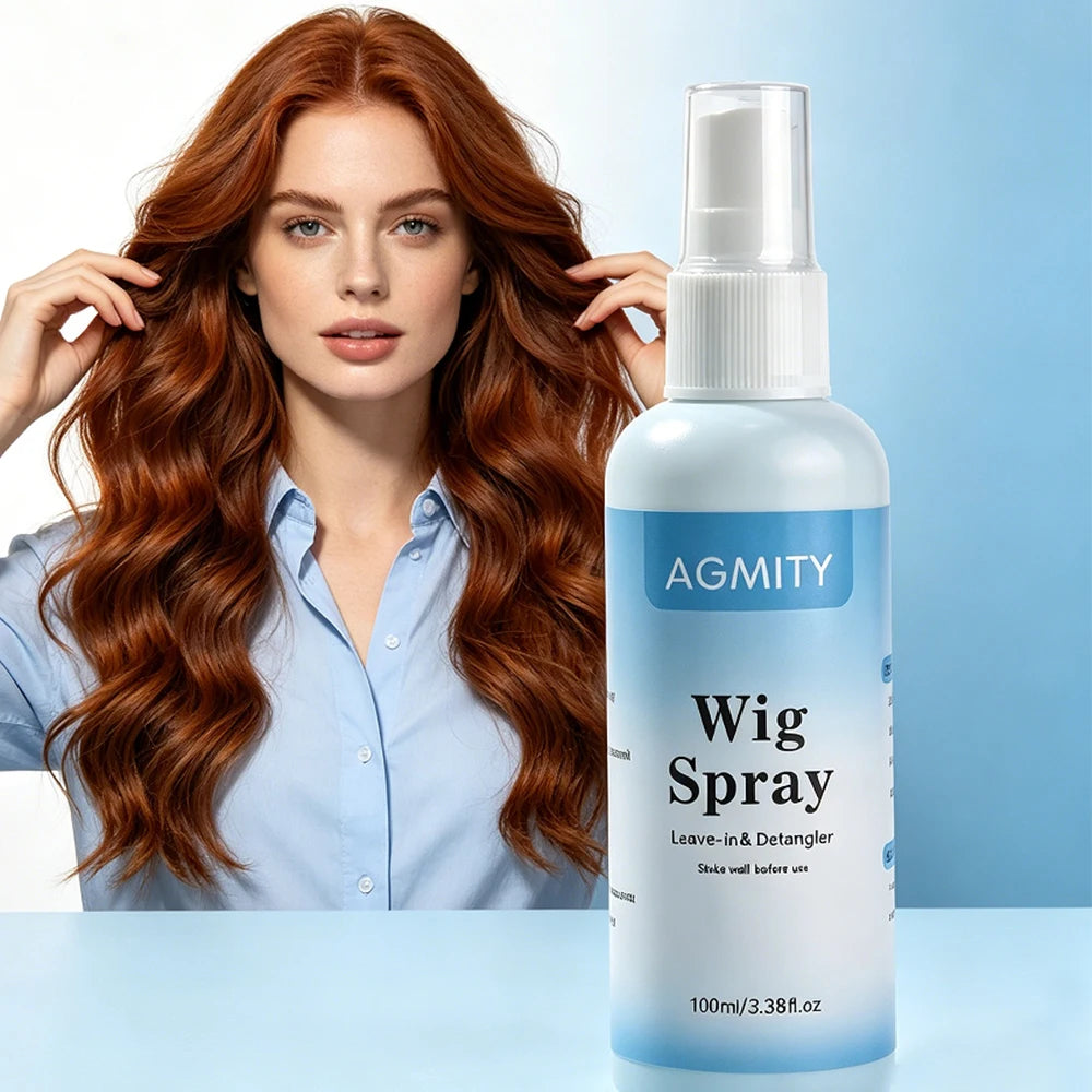 AGMITY Wig Care Spray – Anti-Frizz Leave-In Detangler Conditioner