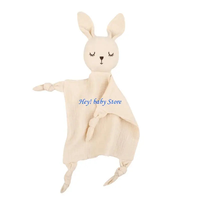 Cartoon Rabbit Baby Soothing Towel | Soft Comfort Cloth 0–12M
