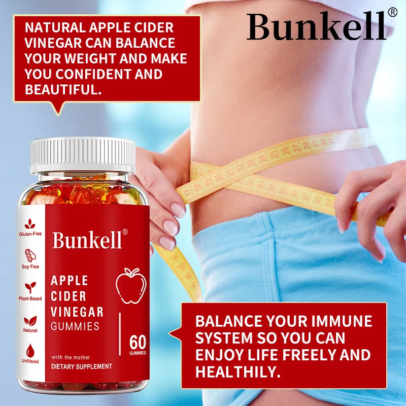 Apple Cider Vinegar Gummies with Vitamin B12 - Support Weight Management, Digestion, Detoxification, and Immune Support Peaceful Pleasures Health and Wellness