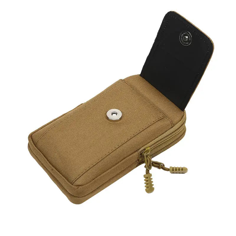 Tactical Molle Pouch Belt Waist Pack Bag for Men Small Pocket Waist Pack Running Pouch Travel Camping Bags Soft Back Peaceful Pleasures Health and Wellness