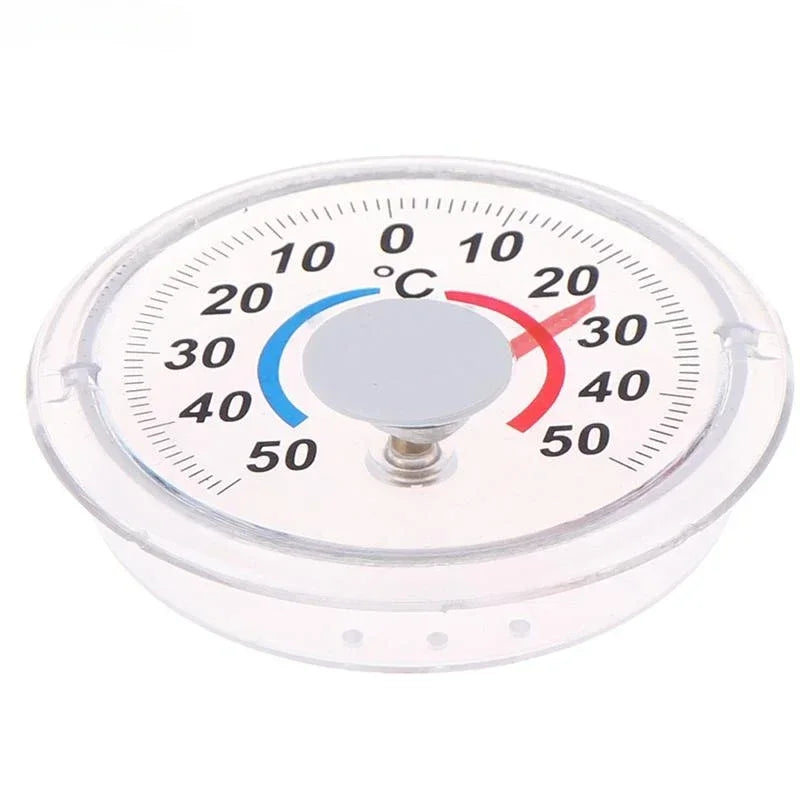 Indoor Outdoor Window Dial Thermometer | -50°C to 50°C Gauge Window Dial Thermometer Peaceful Pleasures Health and Wellness