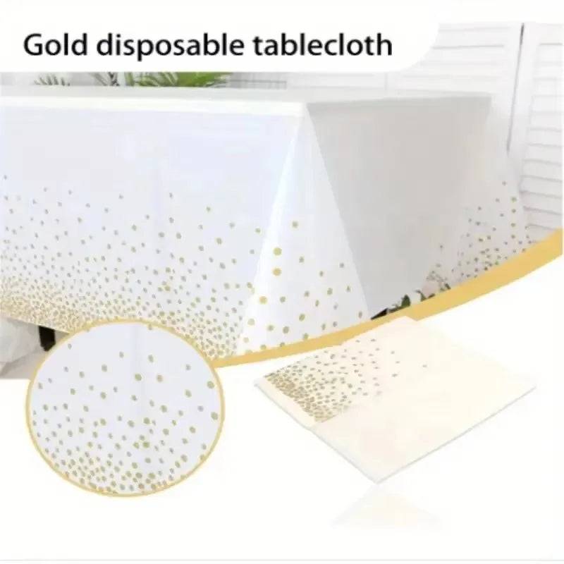 Small Polka Dot Disposable Tablecloth Thickened Waterproof
