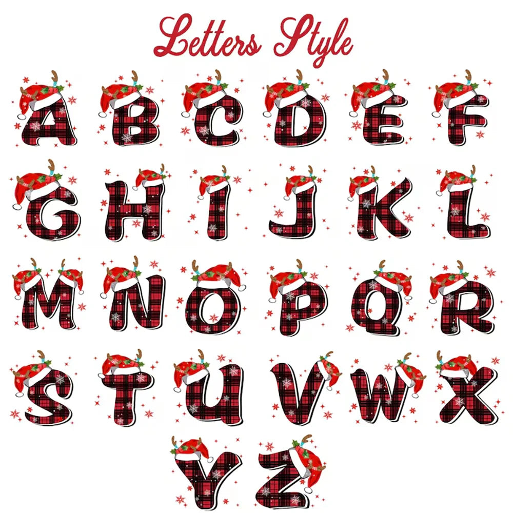 Personalised Christmas Initial Tote Bag & Santa Sack Gift Bag