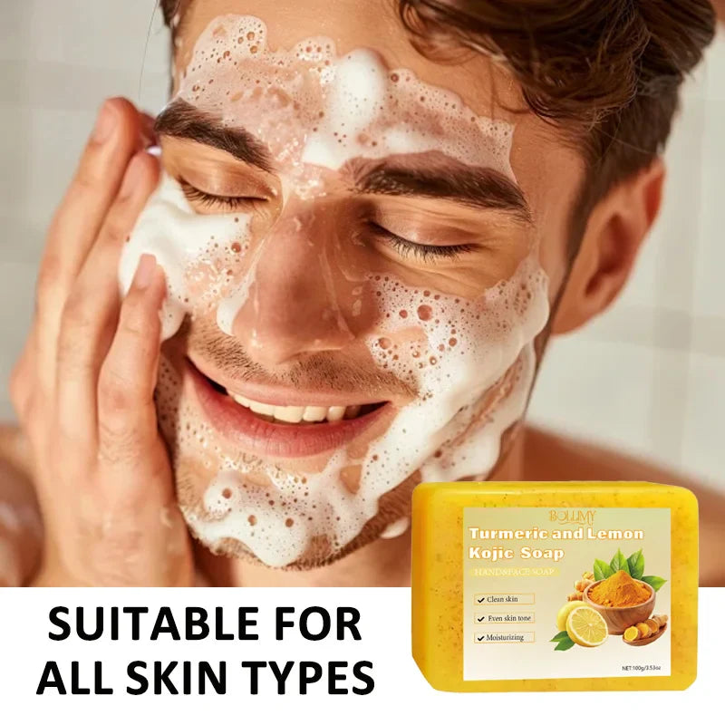 Lemon Ginger & Citric Acid Soap Bar Set (2PCS) | Face & Body