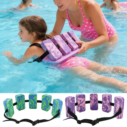 Adjustable Kids Swim Belt Flotation Belt for Pool Practice Waist Trainer for Beach Lake River Swimming Exercise Water Park Peaceful Pleasures Health and Wellness